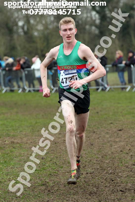 Senior men, 2020 British Athletics Inter Counties Cross Country Champs., Prestwold Hall, Loughborough. Photo: David T. Hewitson/Sports for All Pics